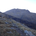 Stob Ghabhar Summit looking across from below the buttress